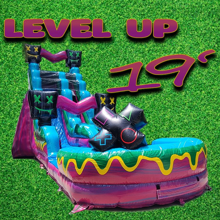 Level Up 19' Water Slide